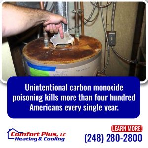 HVAC technician inspecting cooling system